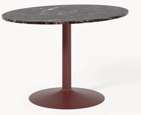 Mesa de jantar oval em mármore Miley, 120 x 90 cm