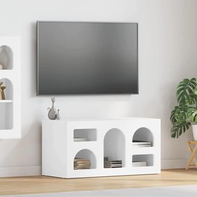 vidaXL Gabinete para TV Branco Brilhante 80 x 35 x 40 cm