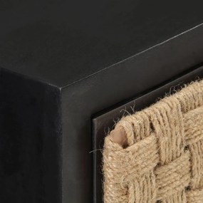 Mesa de cabeceira 40x30x50 cm madeira de mangueira maciça