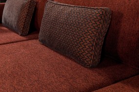 Sofá-Cama de Canto Matris – Vermelho Claret – 285x90x192 cm