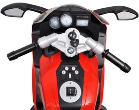 Motocicleta eléctrica BMW 283 para crianças- vermelho 6V