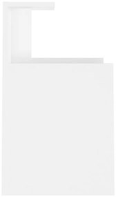 Mesas de cabeceira 2 pcs derivados de madeira branco