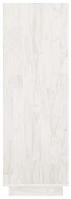 Estante/divisória 80x35x103 cm pinho maciço branco