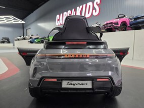 Carro Infantil bateria 12V Porsche Taycan Cinzento