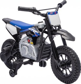 AIYAPLAY Motocicleta Elétrica Infantil HONDA CRF 450R 12V Motocross Infantil com Motor 35W Bateria de Lítio Suspensão Traseira Rodas de 30,5 cm | Aosom Portugal