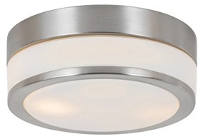 Candeeiro de teto exterior moderno em aço 23 cm IP44 - Flavi Moderno