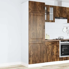 vidaXL Armário de cozinha Porto derivados de madeira carvalho fumado