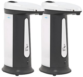 Dispensador autom. sabão 2 pcs sensor infraverm. c/ som 800 ml