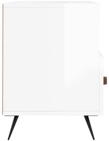 Móvel para TV 102x36x50 cm derivados madeira branco brilhante