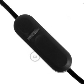 Dimmer de botão em linha para lâmpadas LED e tradicionais - Preto