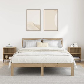 Criados-mudos 2 pcs Carvalho Artesanal 40x30x50 cm Madeira engenheirad