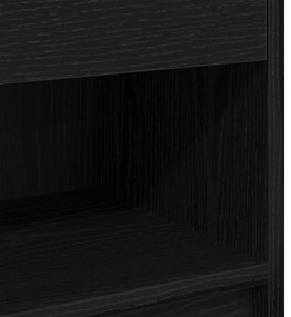 Mesa de cabeceira com gaveta 39x28x41 cm preto