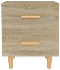Mesas de cabeceira 2 pcs 40x35x47,5 cm cor carvalho sonoma