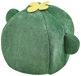 Cama para animal de estimação em bombazine verde 45 x 36 x 36 cm PALU Beliani