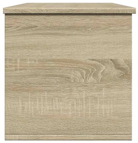 Caixa de arrumação 102x35x35 cm deriv. madeira carvalho sonoma