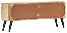 Móvel de TV 115x30x47 cm madeira de mangueira maciça