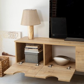 Móvel TV Stand Four Seasons – Carvalho – 180x35x35 cm