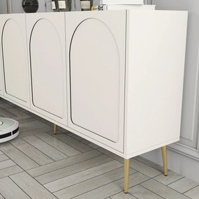 Console Lyon – Cream Gold – 180 cm x 80 cm x 35 cm