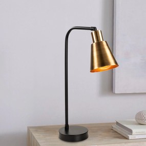 Candeeiro de Mesa Emek – Preto – 28 x 17 cm