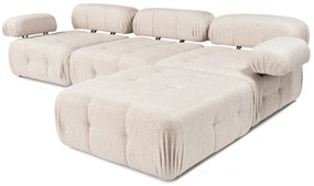 Sofá de Canto Doblo – Castanho Claro – 300x200 cm
