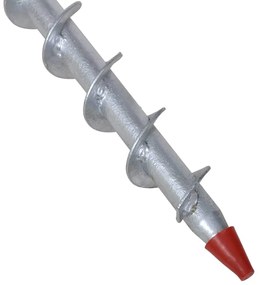 Suporte de guarda-sol 55 cm aço galvanizado