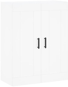 Móveis de parede 2 pcs derivados de madeira branco
