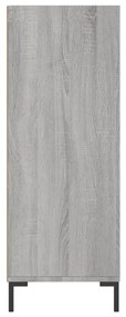 Estante 69,5x32,5x90 cm derivados de madeira cinzento sonoma