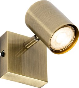 Foco moderno ajustável quadrado bronze - Jeana
