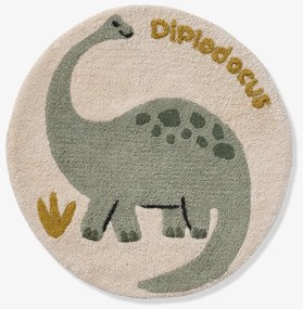 Tapete redondo Minisaurus verde