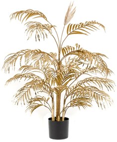 Emerald Palmeira Areca artificial 105 cm dourada