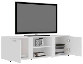 Móvel de TV 120x34x37 cm derivados de madeira branco