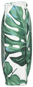 Almofada de Palete para Encosto Estampa de Folhas 80x40x12 cm em Tecid