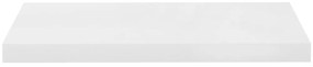 Prateleira de parede suspensa 60x23,5x3,8 cm MDF branco