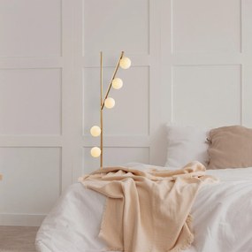 Candeeiro de Pé Domino – Dourado – 31 x 52 x 167 cm