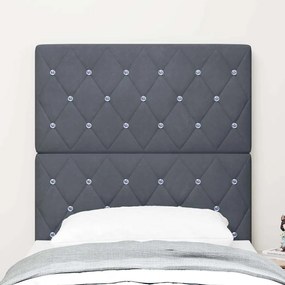 Cabeceira LED Cinza Escuro 80 cm