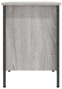 Sapateira 131x35x50 cm derivados de madeira cinzento sonoma