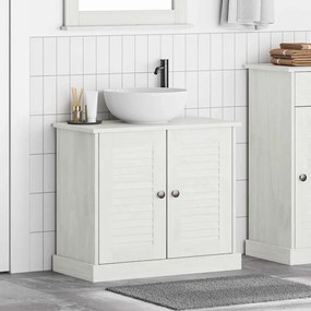vidaXL Armário de Pia com porta VIGO Branco antigo 67,5 x 34 x 59 cm