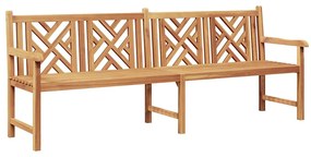 Banco de jardim Castanho 228 x 60 x 90 cm
