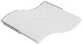 Colchão de espuma médio suave 200x200 cm