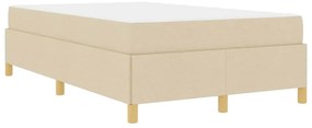 Cama Box Outros Branco e Creme 120 x 190 cm Poliéster