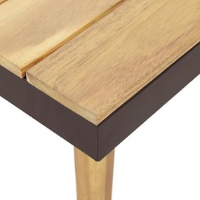 8 lugares conjunto lounge jardim c/ almofadões acácia maciça