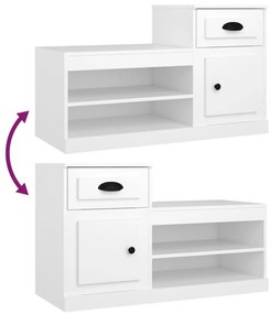 Sapateira 100x42x60 cm derivados de madeira branco
