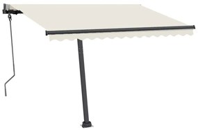 Toldo automático independente 300x250 cm cor creme