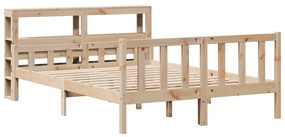 Cama sem colchão 120x190 cm madeira de pinho maciça