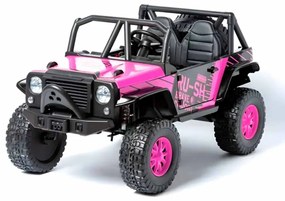 BUGGY RALLY 2 LUGARES CARRO ELÉTRICO INFANTIL 24V ROSA