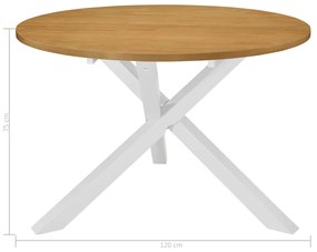 Mesa de Jantar Gianna Redonda de 120cm - Design Minimalista