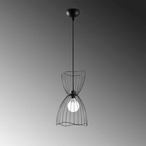 Candeeiro Suspenso Zeyno – Preto – 25 x 25 cm