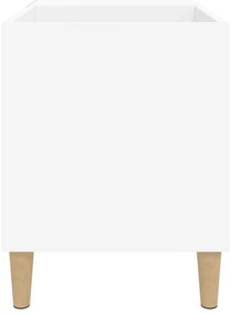 Armário para discos 84,5x38x48 cm derivados de madeira branco