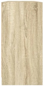 Estante c/ portas 204x37x75 cm deriv. madeira carvalho sonoma