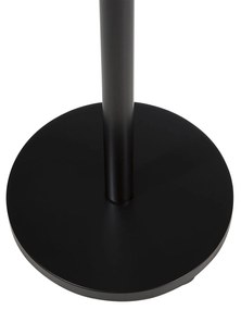 Bengaleiro em madeira de pinho e metal preto 170 cm AUBUM Beliani
